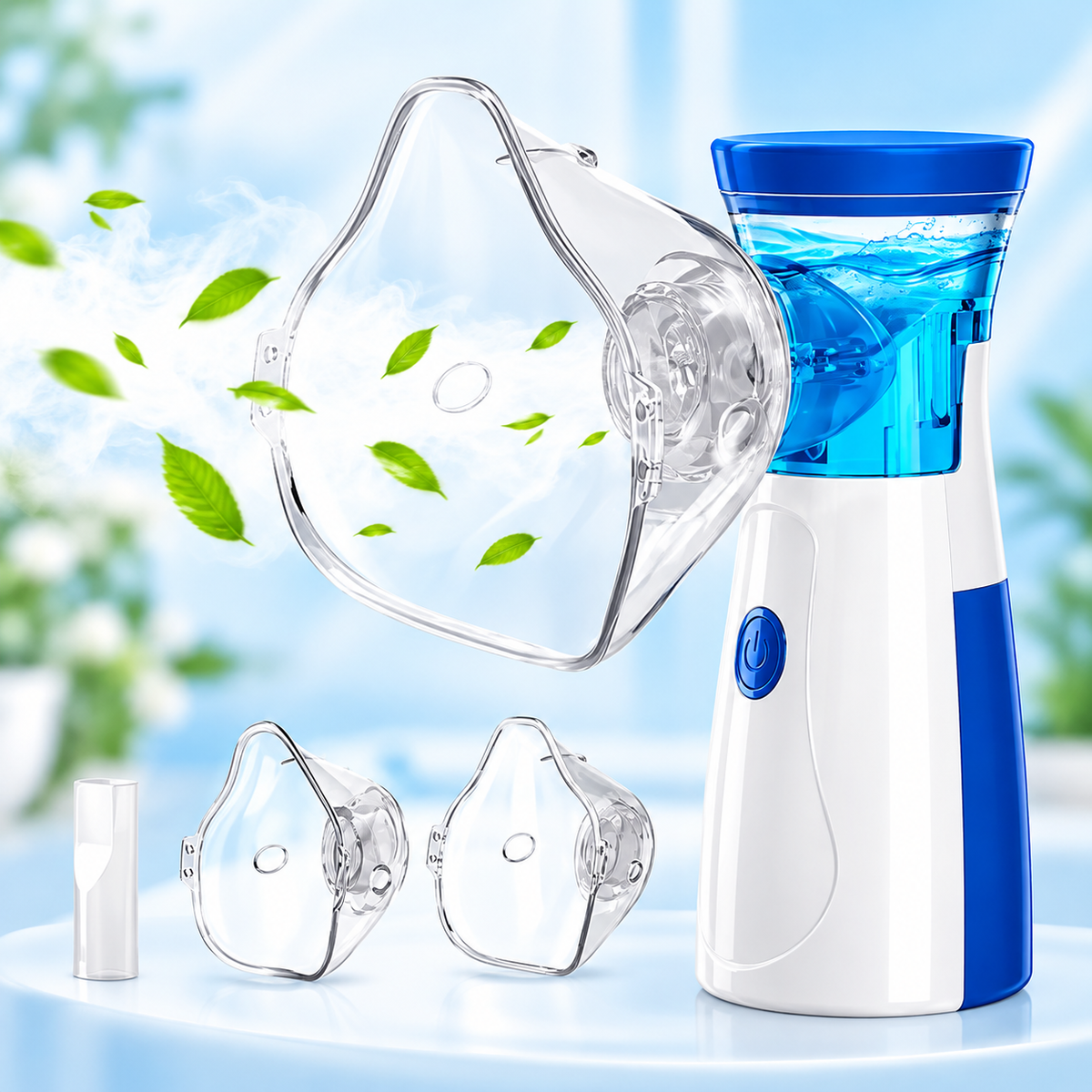 Nefivia™ Yeni Nesil Mesh Buhar Cihazı  – Sessiz, Hafif ve Taşınabilir